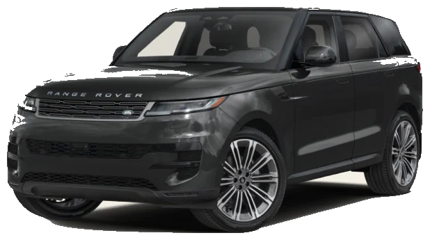 Range Rover gris foncé, SUV de prestige vu de trois quarts avant